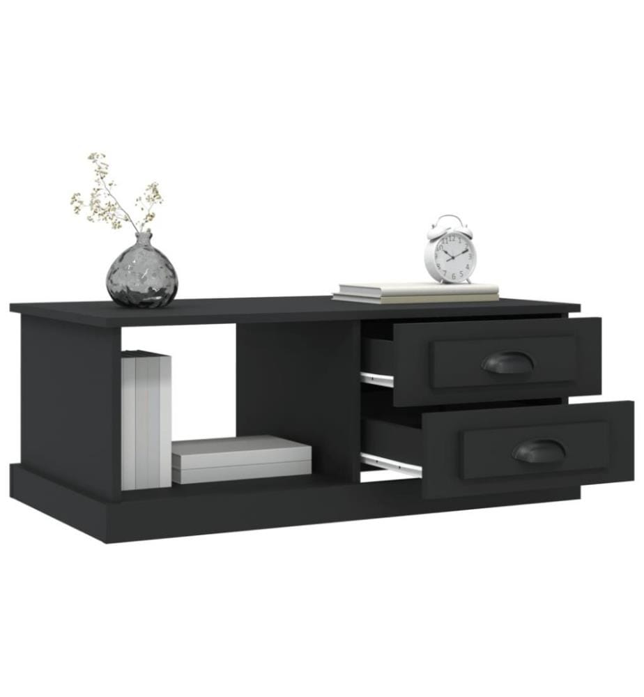 Couchtisch Schwarz 90x50x35 cm Holzwerkstoff