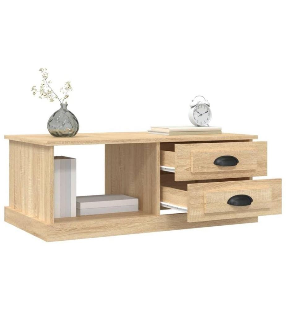 Couchtisch Sonoma-Eiche 90x50x35 cm Holzwerkstoff