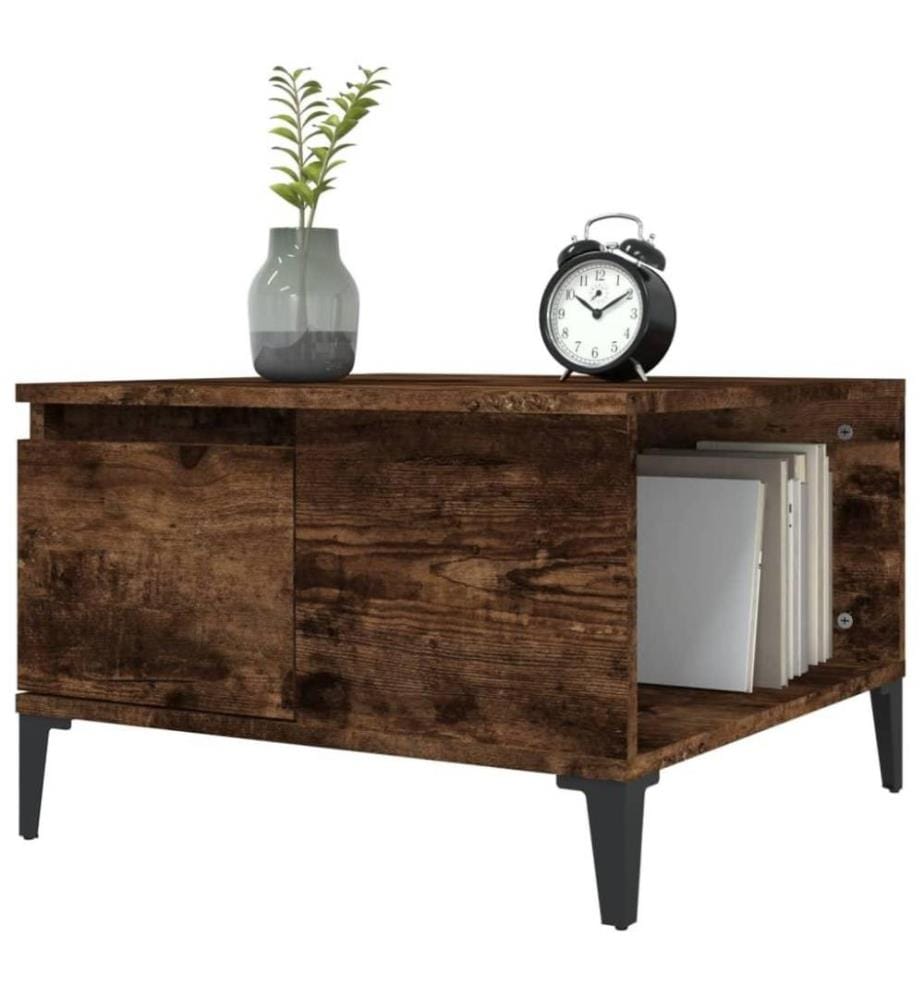 Couchtisch Räuchereiche 55x55x36,5 cm Holzwerkstoff