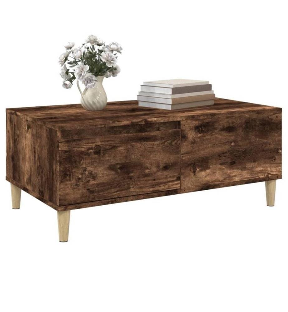 Couchtisch Räuchereiche 90x50x36,5 cm Holzwerkstoff