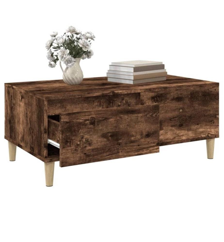 Couchtisch Räuchereiche 90x50x36,5 cm Holzwerkstoff