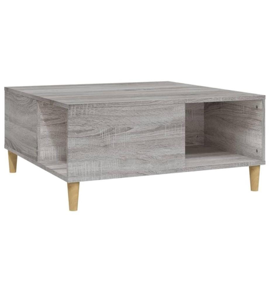Couchtisch Grau Sonoma 80x80x36,5 cm Holzwerkstoff