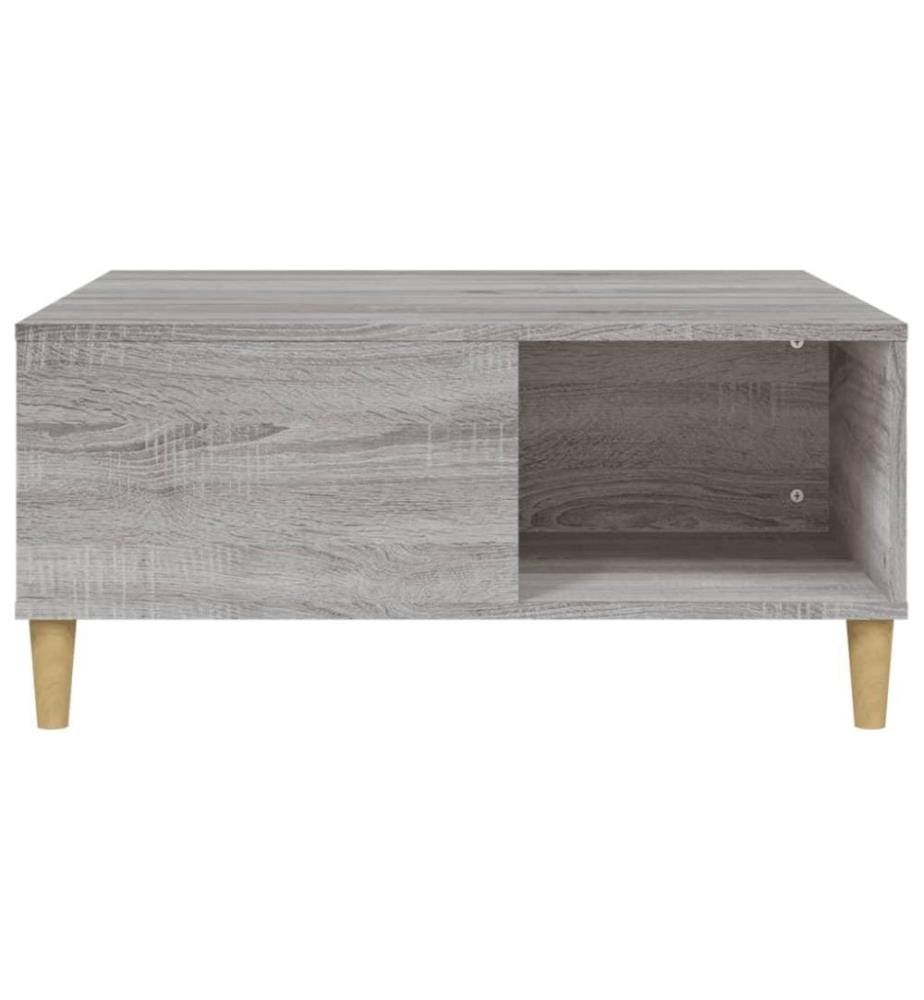 Couchtisch Grau Sonoma 80x80x36,5 cm Holzwerkstoff