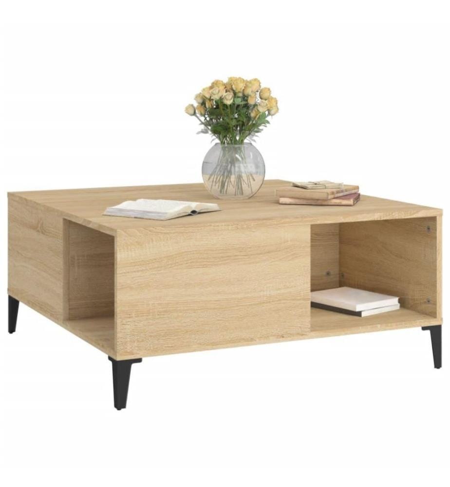 Couchtisch Sonoma-Eiche 80x80x36,5 cm Holzwerkstoff