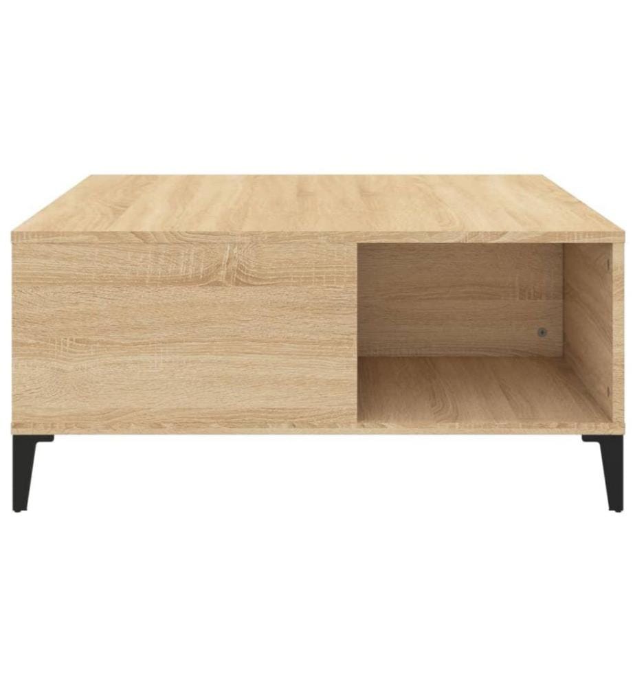 Couchtisch Sonoma-Eiche 80x80x36,5 cm Holzwerkstoff