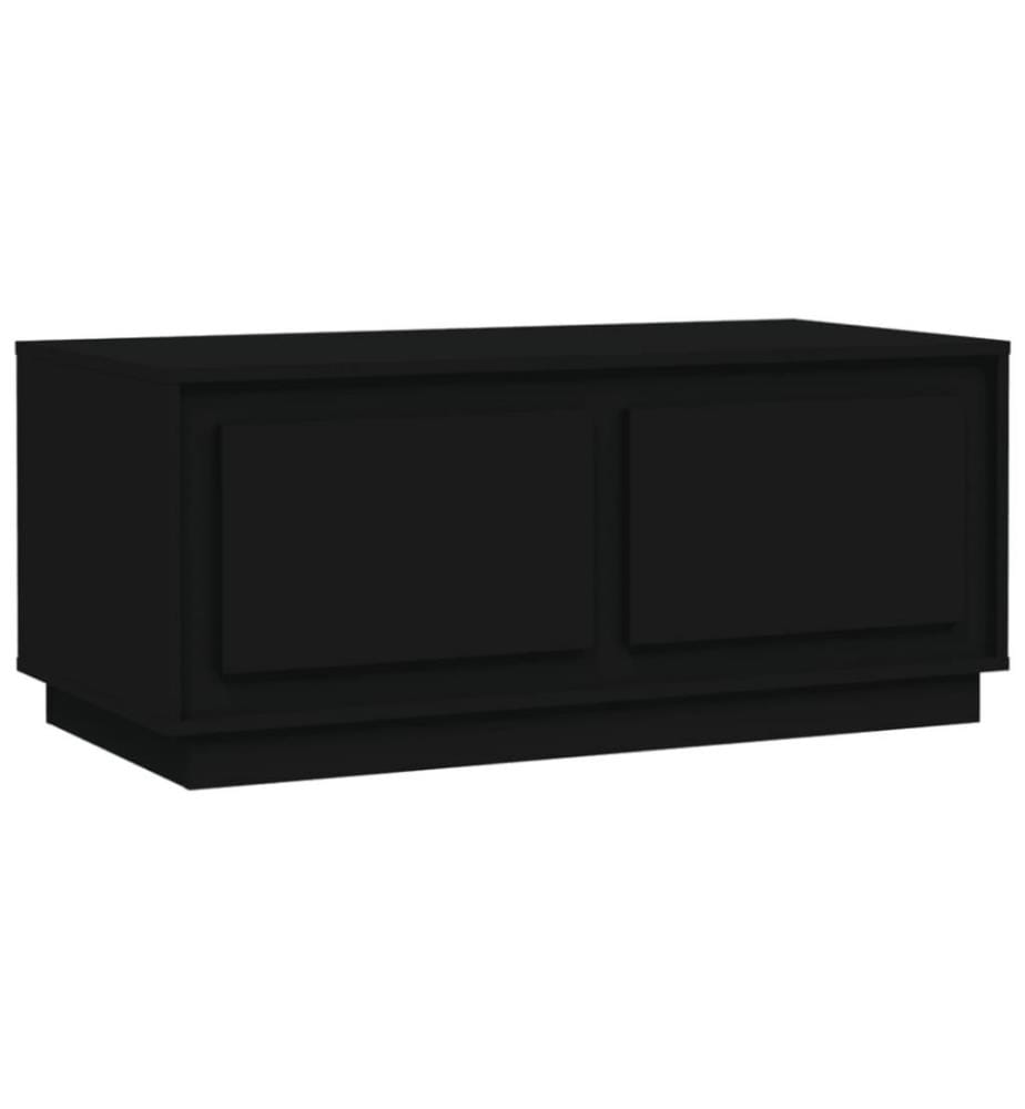 Couchtisch Schwarz 102x50x44 cm Holzwerkstoff