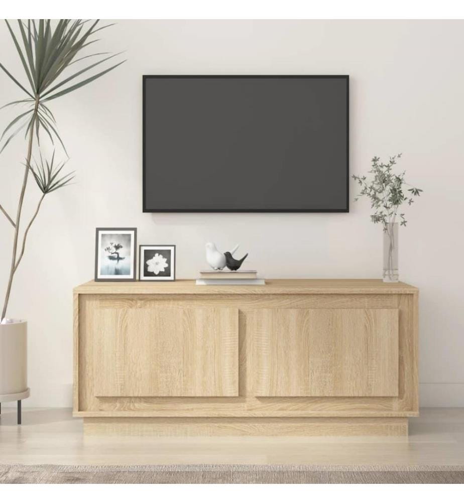 Couchtisch Sonoma-Eiche 102x50x44 cm Holzwerkstoff