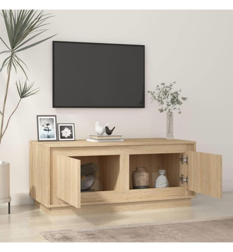Couchtisch Sonoma-Eiche 102x50x44 cm Holzwerkstoff