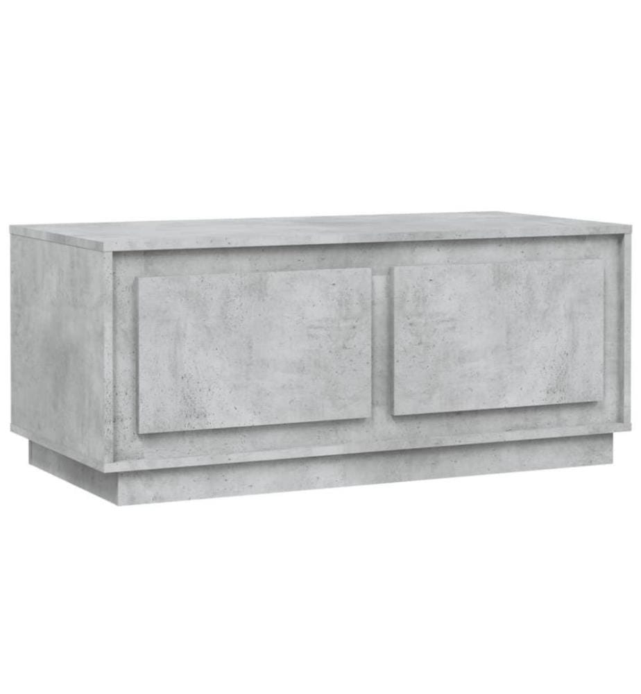 Couchtisch Betongrau 102x50x44 cm Holzwerkstoff