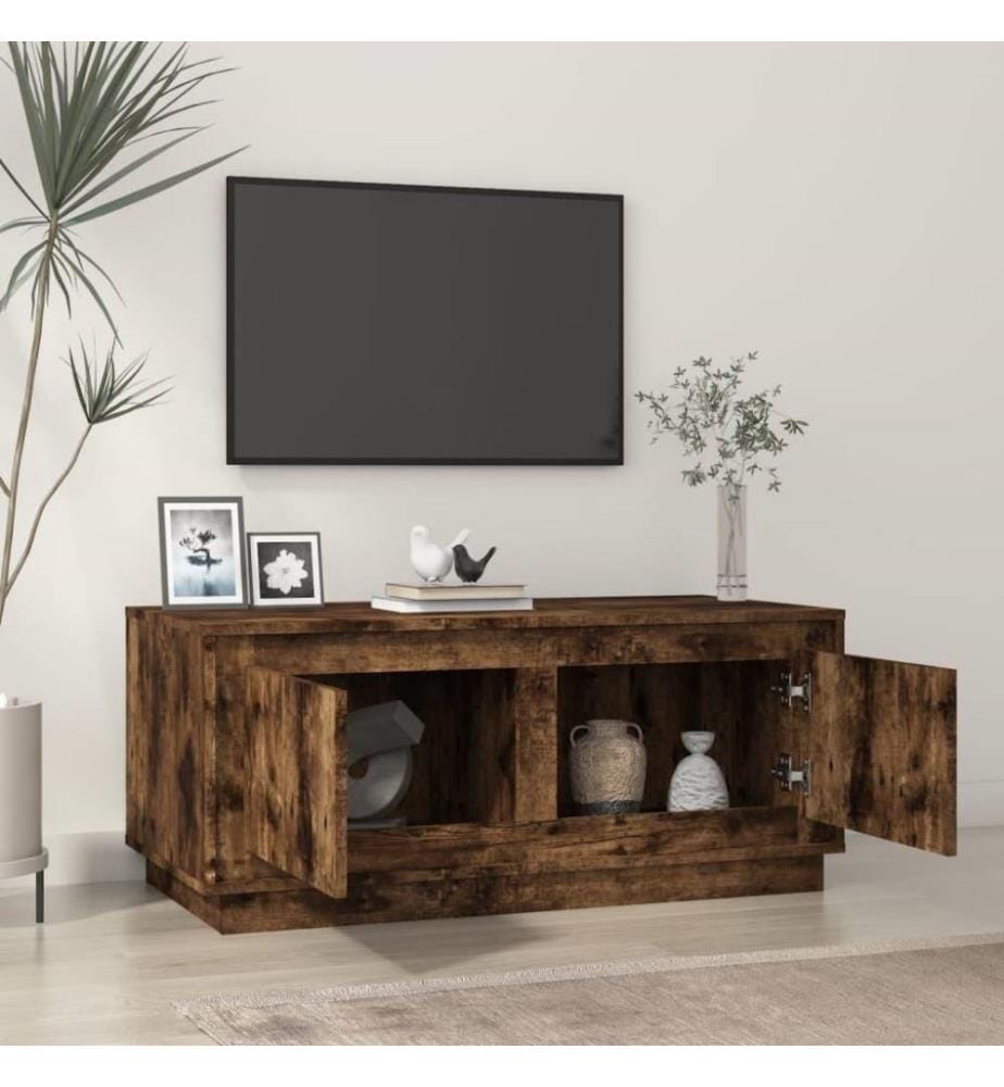 Couchtisch Räuchereiche 102x50x44 cm Holzwerkstoff
