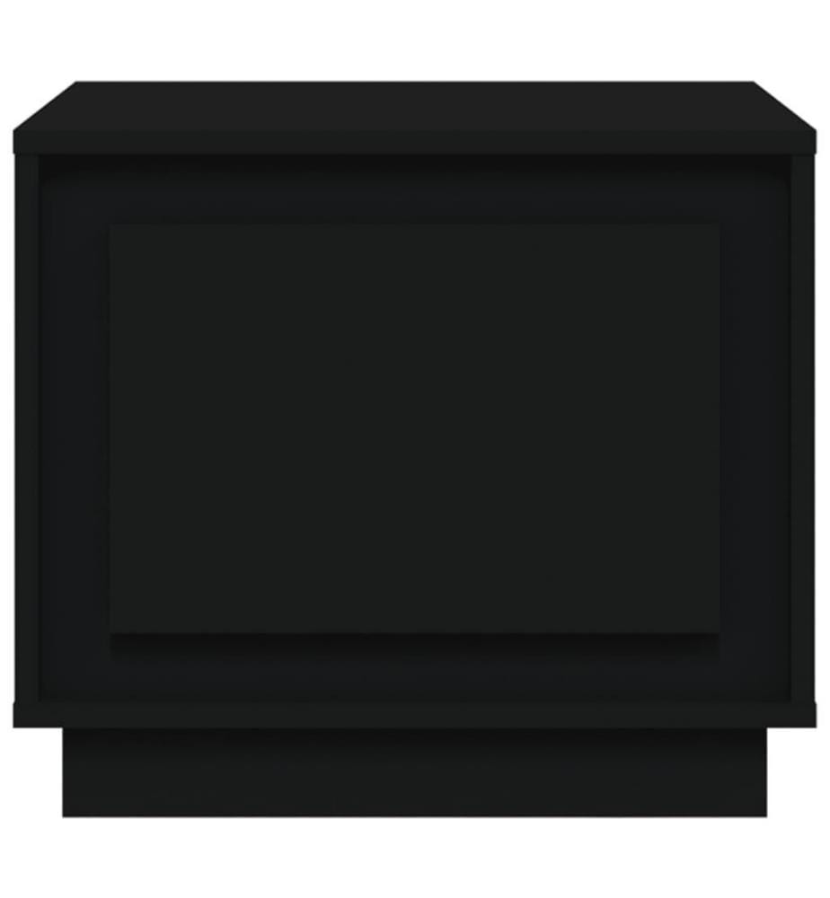 Couchtisch Schwarz 51x50x44 cm Holzwerkstoff