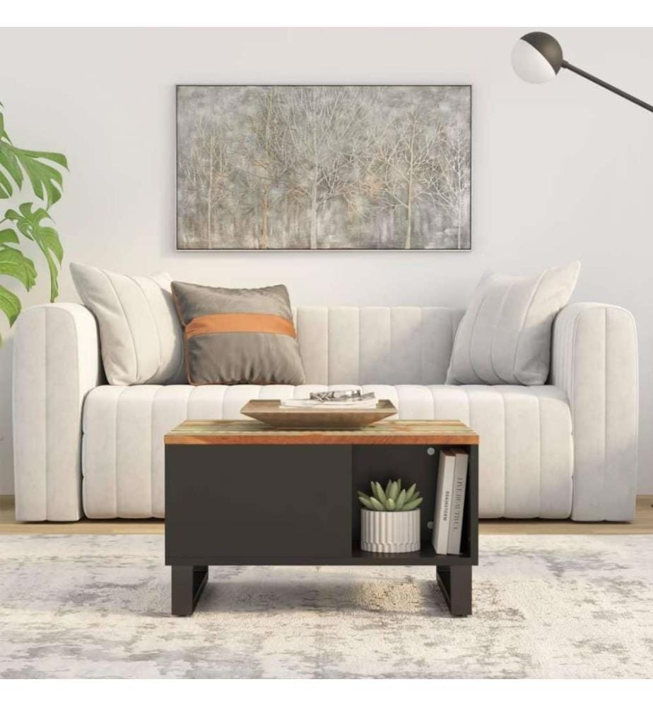 Couchtisch 60x50x35 cm Altholz Massiv