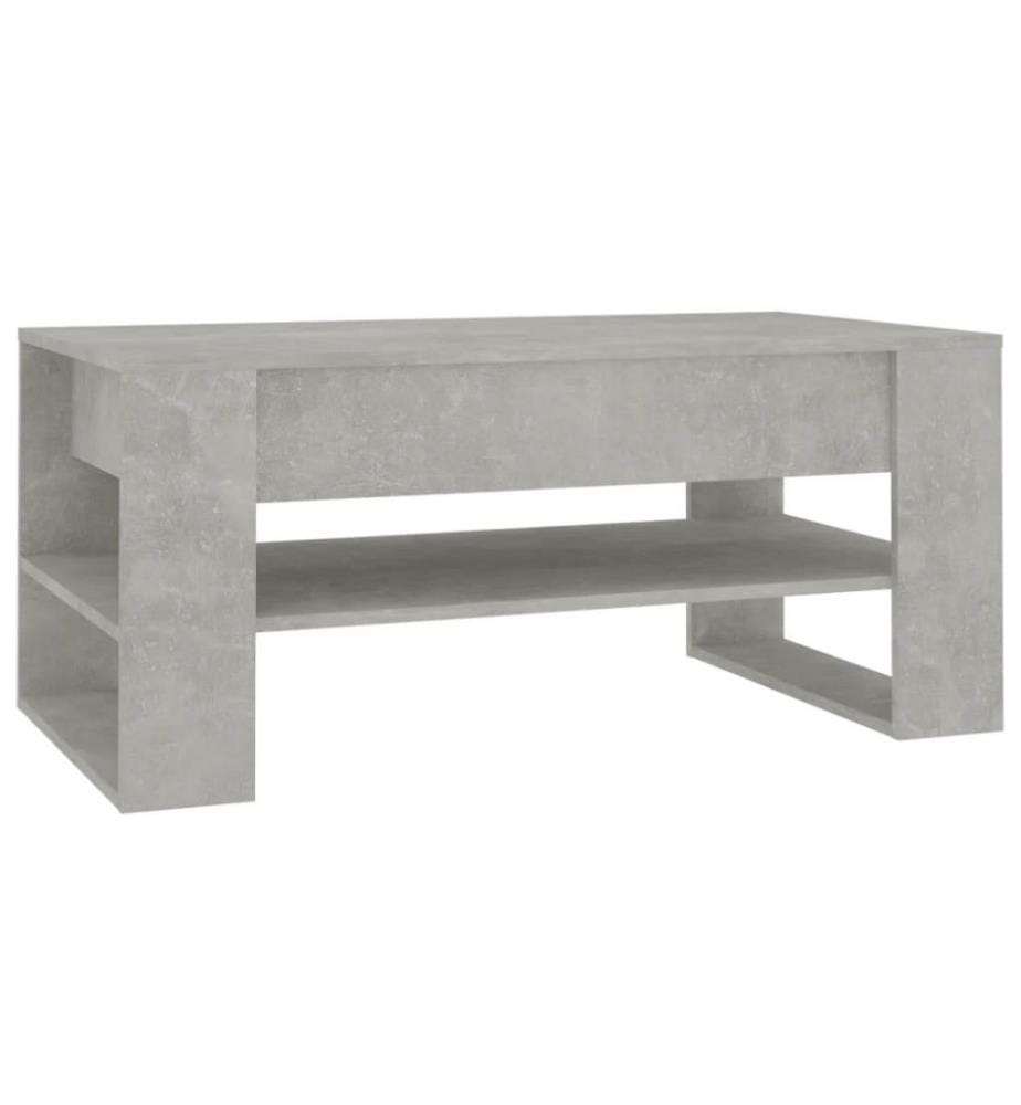 Couchtisch Betongrau 102x55x45 cm Holzwerkstoff