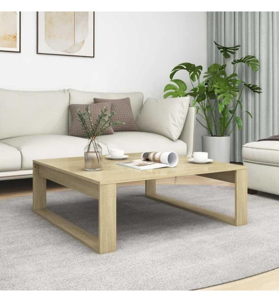 Couchtisch Sonoma-Eiche 100x100x35 cm Holzwerkstoff