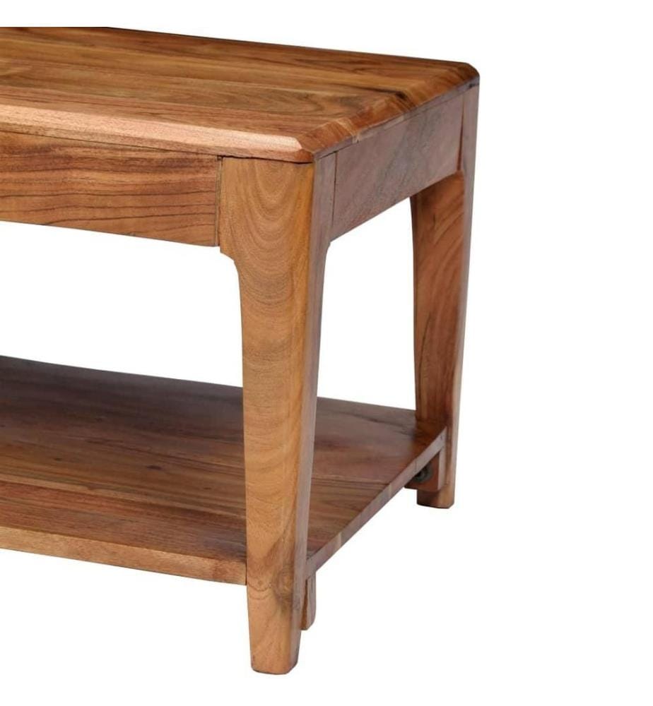Couchtisch Massivholz 88 x 50 x 38 cm