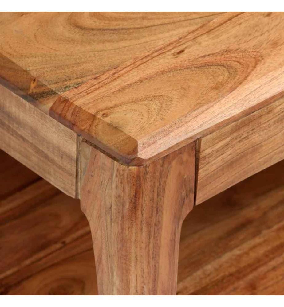 Couchtisch Massivholz 88 x 50 x 38 cm