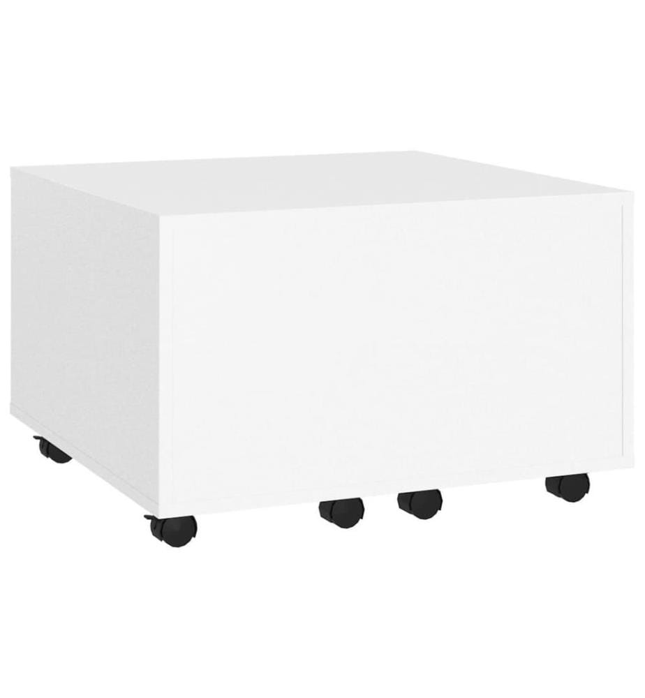 Couchtisch Weiss 60x60x38 cm Holzwerkstoff