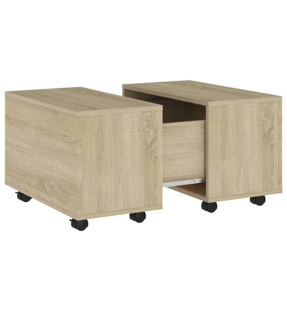 Couchtisch Sonoma-Eiche 60x60x38 cm Holzwerkstoff