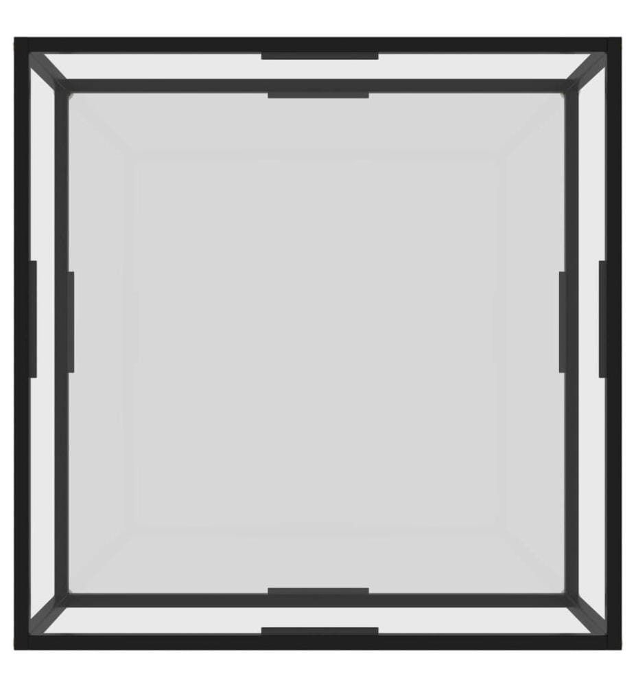 Couchtisch Transparent 80x80x35 cm Hartglas
