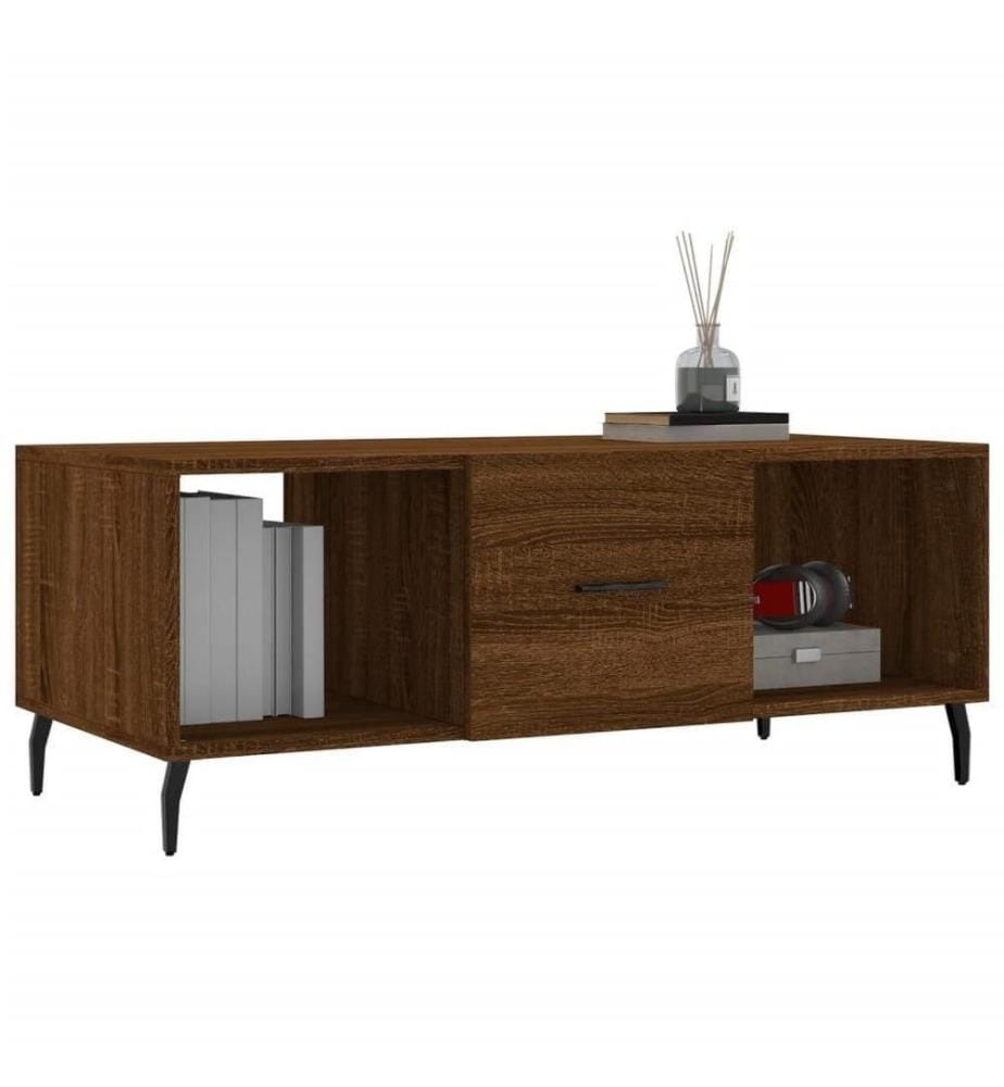 Couchtisch Braun Eichen-Optik 102x50x40 cm Holzwerkstoff