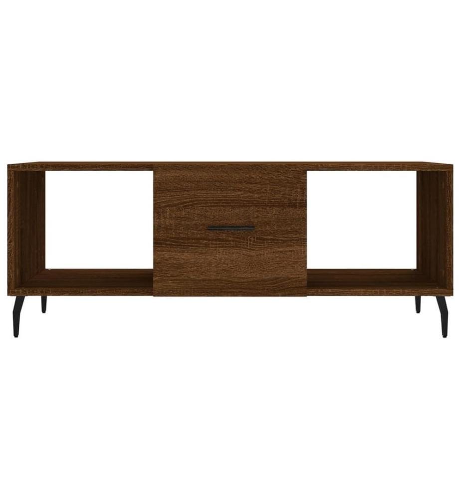 Couchtisch Braun Eichen-Optik 102x50x40 cm Holzwerkstoff
