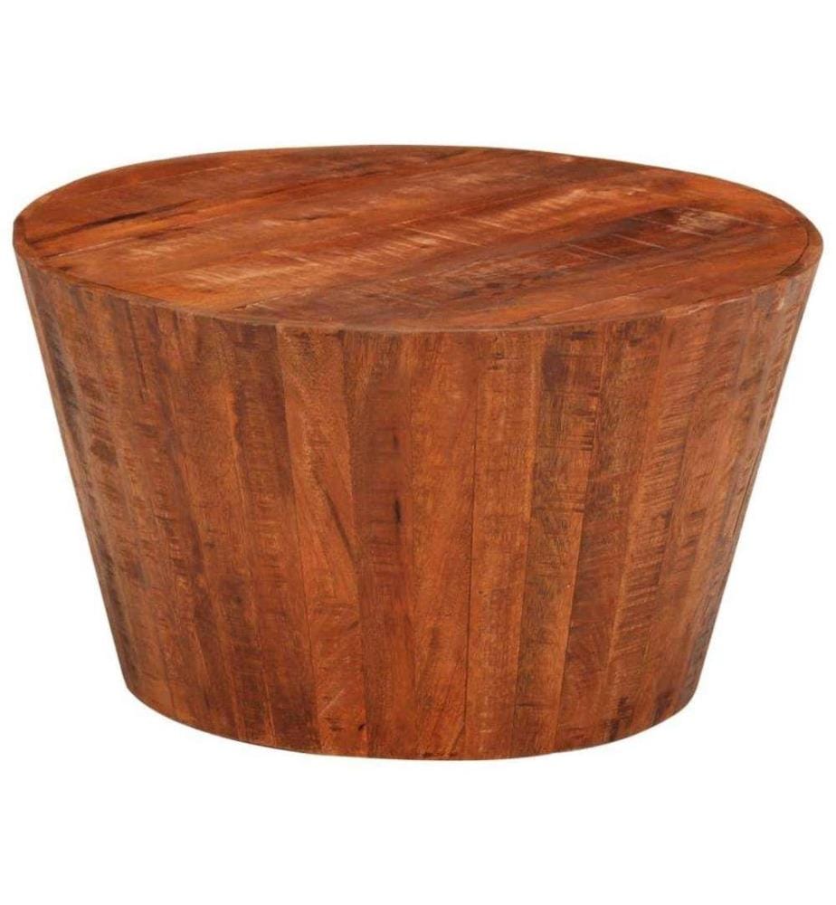 Couchtisch Ø 52x30 cm Massivholz Mango
