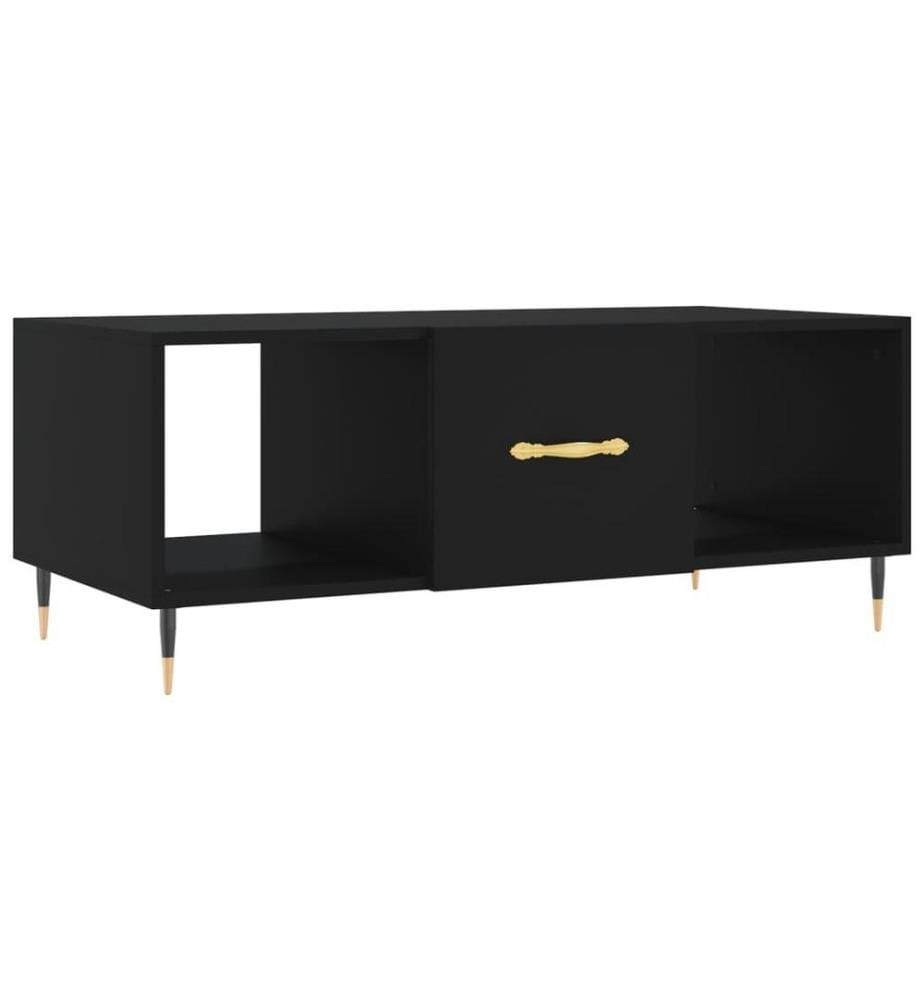 Couchtisch Schwarz 102x50x40 cm Holzwerkstoff