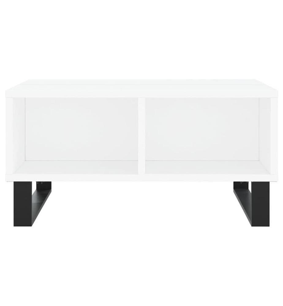 Couchtisch Weiss 60x60x30 cm Holzwerkstoff