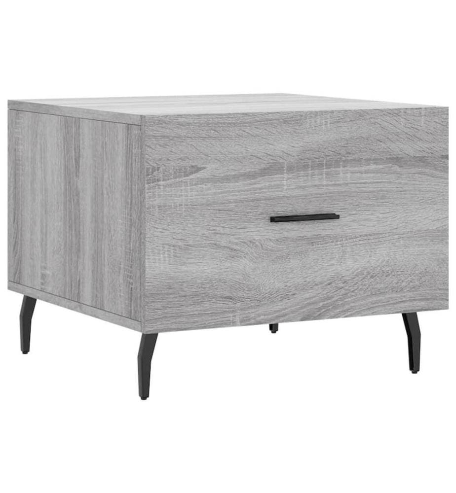 Couchtisch Grau Sonoma 50x50x40 cm Holzwerkstoff