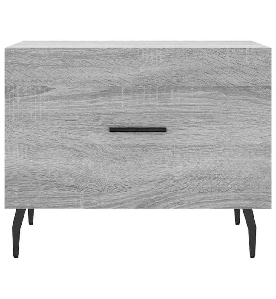 Couchtisch Grau Sonoma 50x50x40 cm Holzwerkstoff