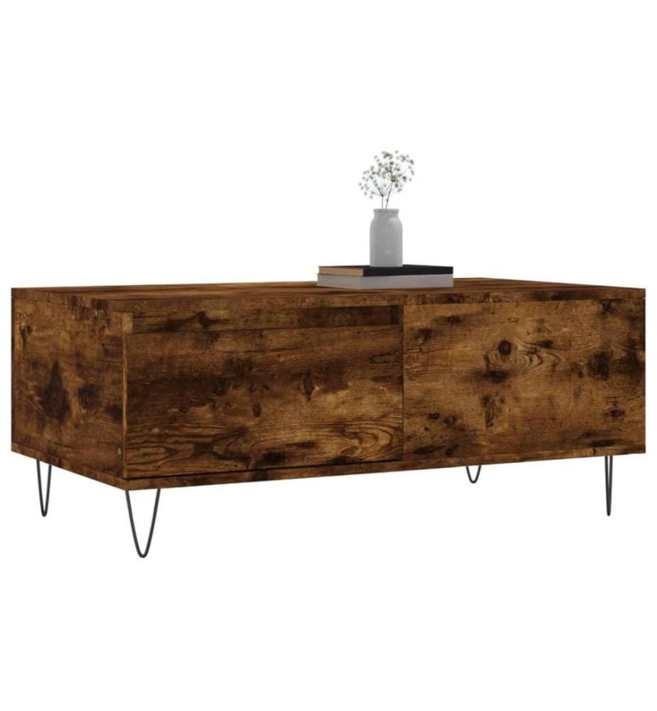 Couchtisch Räuchereiche 90x50x36,5 cm Holzwerkstoff