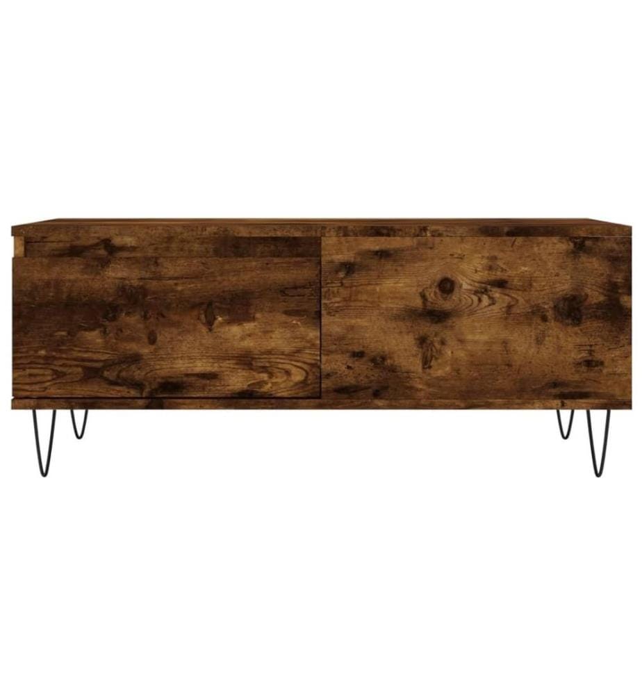 Couchtisch Räuchereiche 90x50x36,5 cm Holzwerkstoff