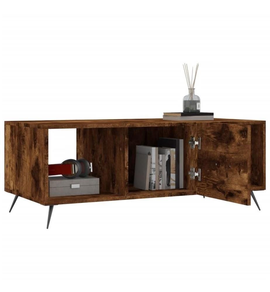 Couchtisch Räuchereiche 102x50x40 cm Holzwerkstoff