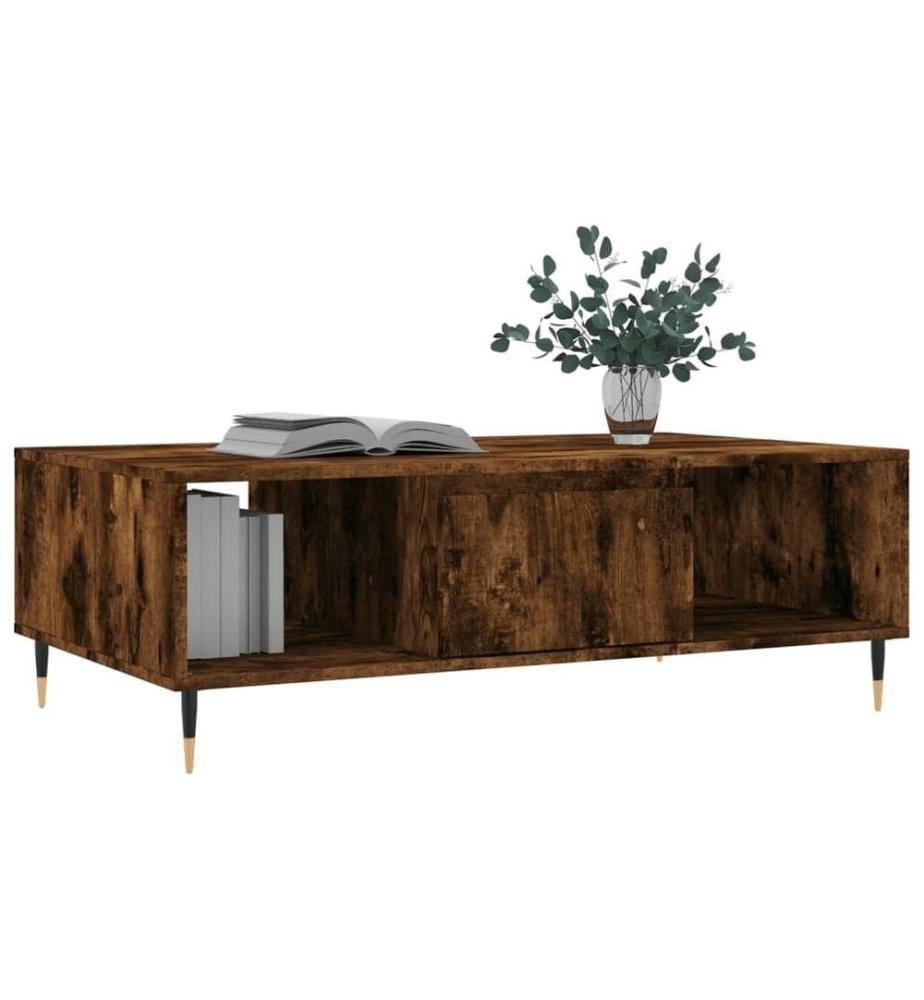 Couchtisch Räuchereiche 104x60x35 cm Holzwerkstoff
