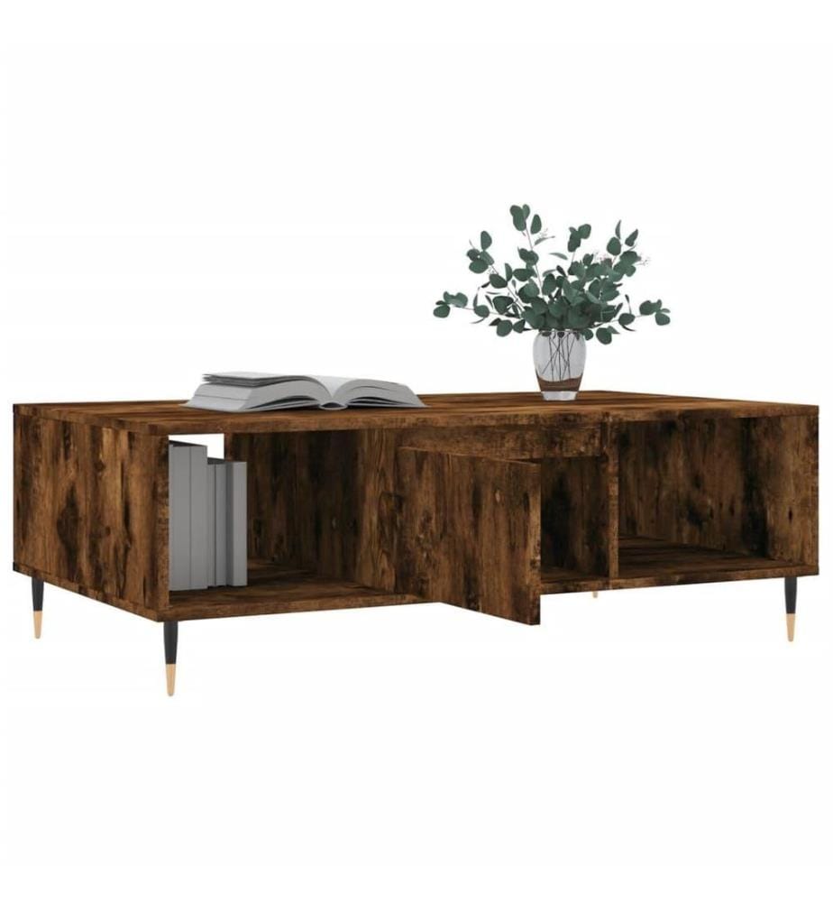 Couchtisch Räuchereiche 104x60x35 cm Holzwerkstoff