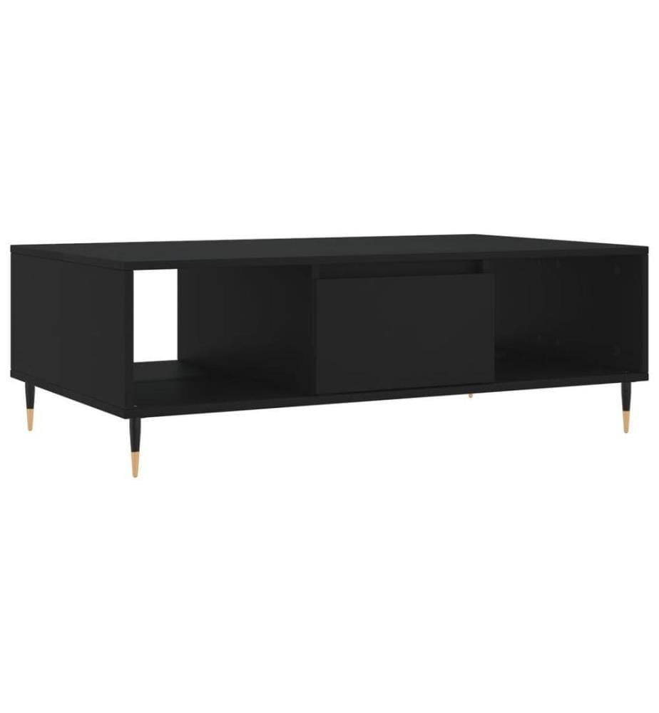 Couchtisch Schwarz 104x60x35 cm Holzwerkstoff