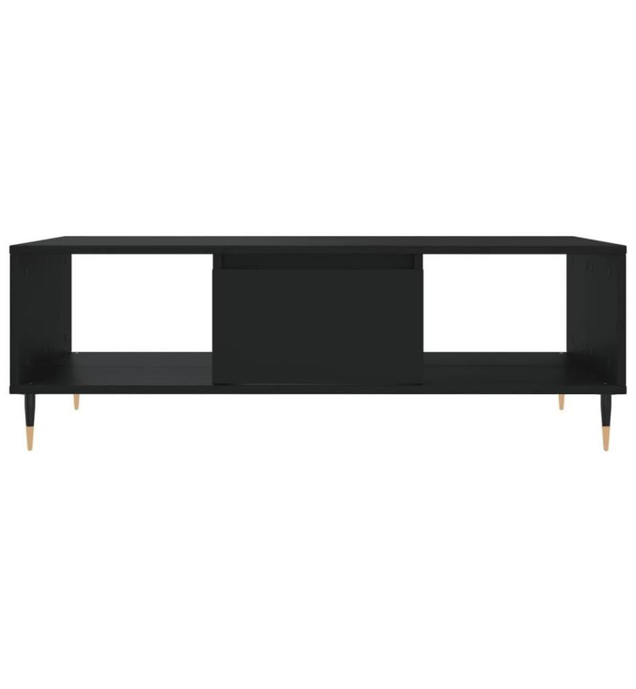 Couchtisch Schwarz 104x60x35 cm Holzwerkstoff