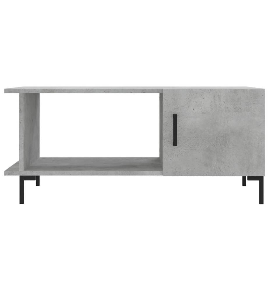 Couchtisch Betongrau 90x50x40 cm Holzwerkstoff