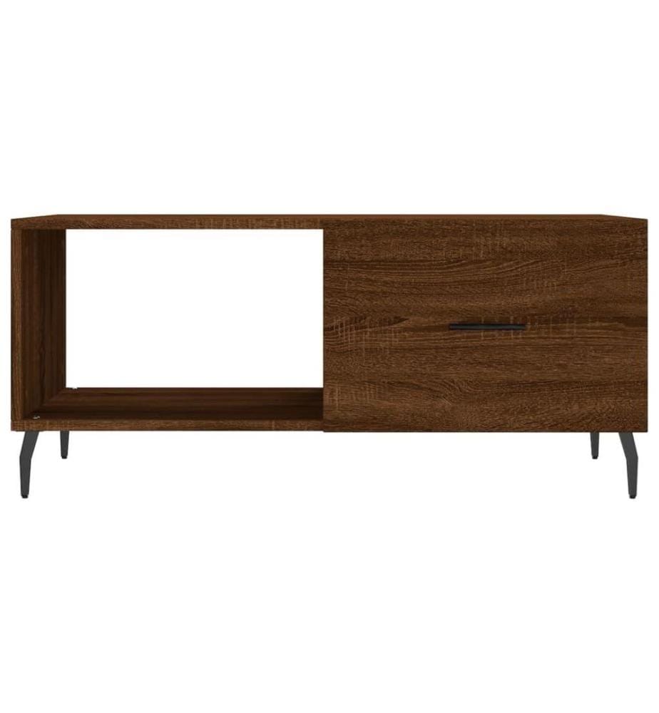 Couchtisch Braun Eichen-Optik 90x50x40 cm Holzwerkstoff
