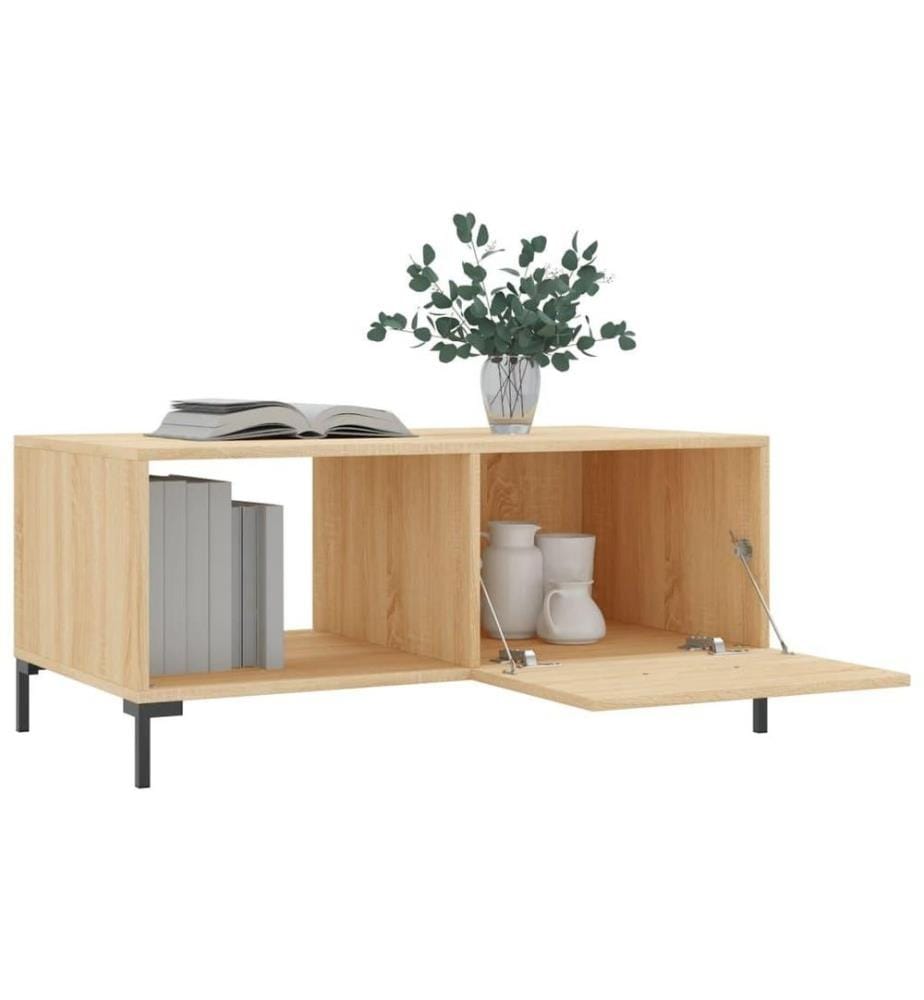 Couchtisch Sonoma-Eiche 90x50x40 cm Holzwerkstoff
