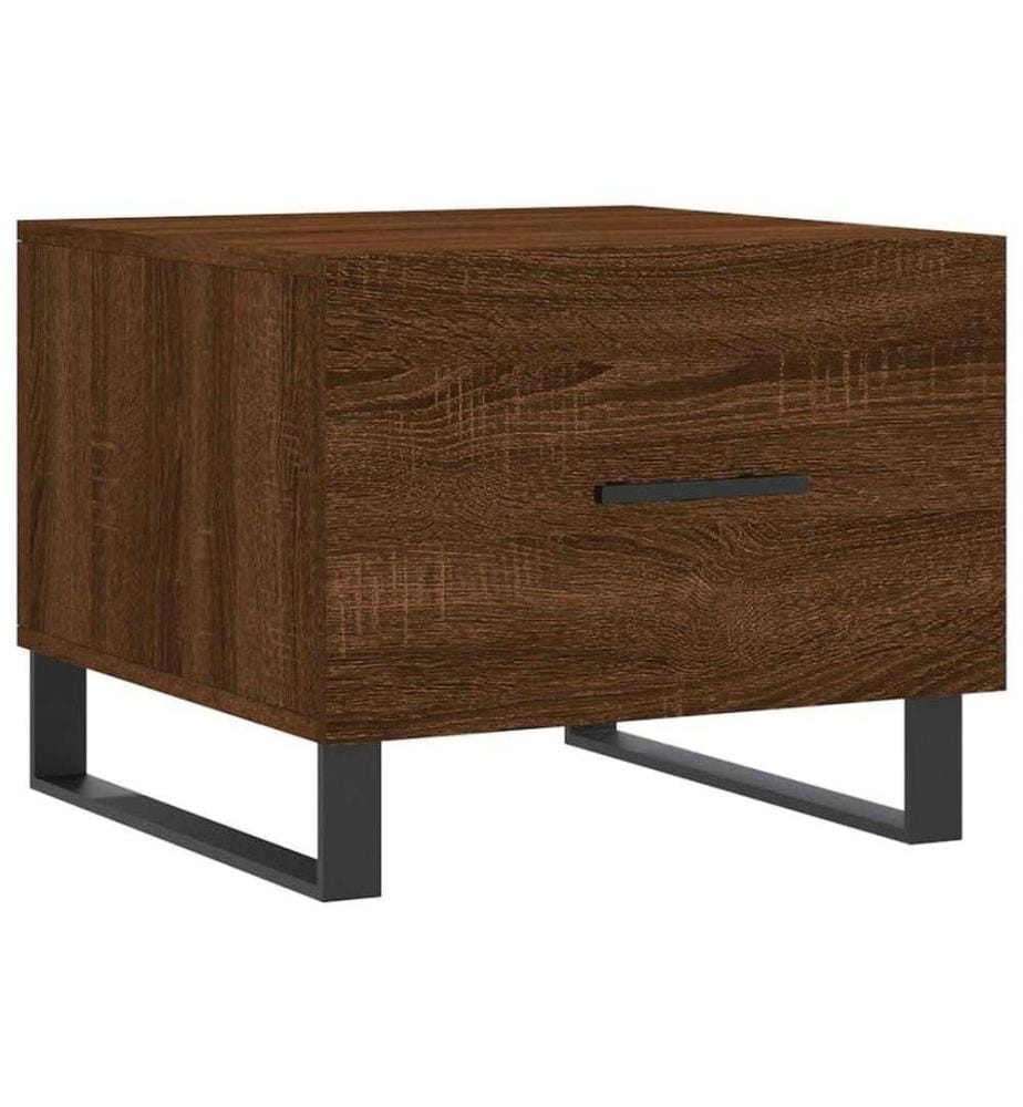 Couchtisch Braun Eichen-Optik 50x50x40 cm Holzwerkstoff