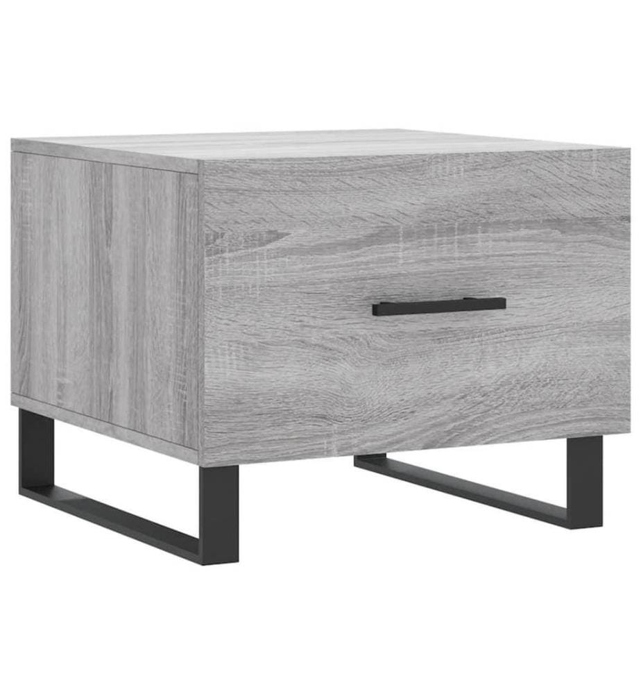 Couchtisch Grau Sonoma 50x50x40 cm Holzwerkstoff
