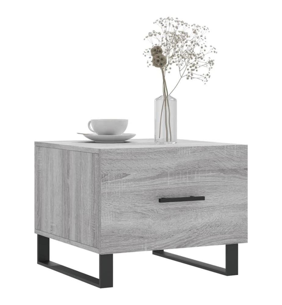 Couchtisch Grau Sonoma 50x50x40 cm Holzwerkstoff