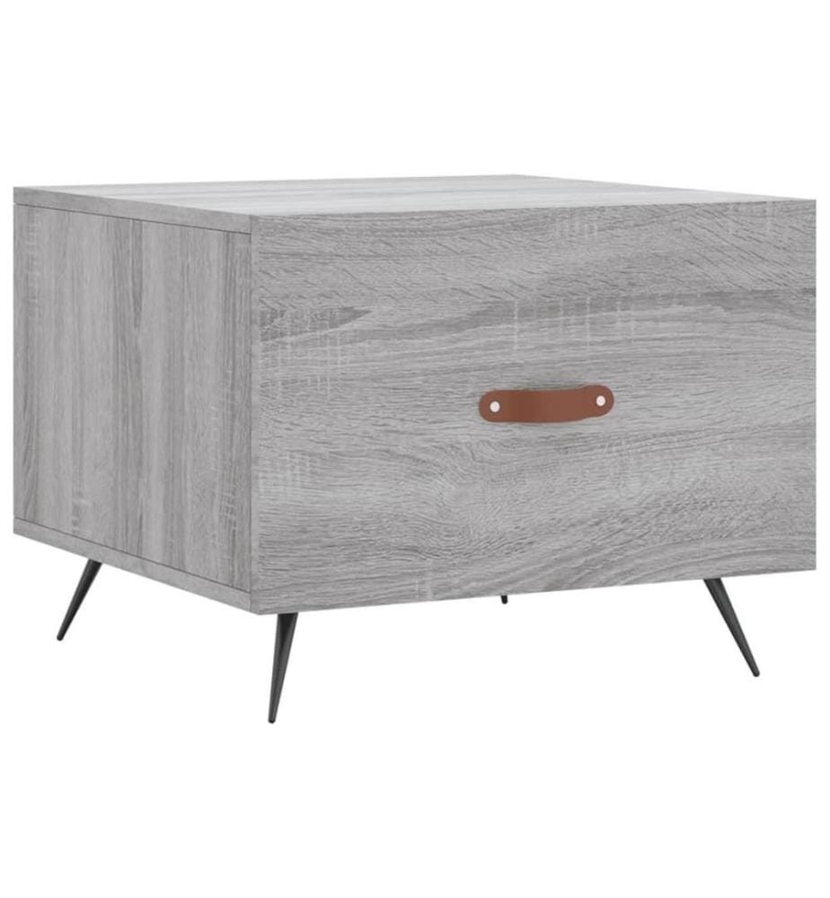 Couchtisch Grau Sonoma 50x50x40 cm Holzwerkstoff