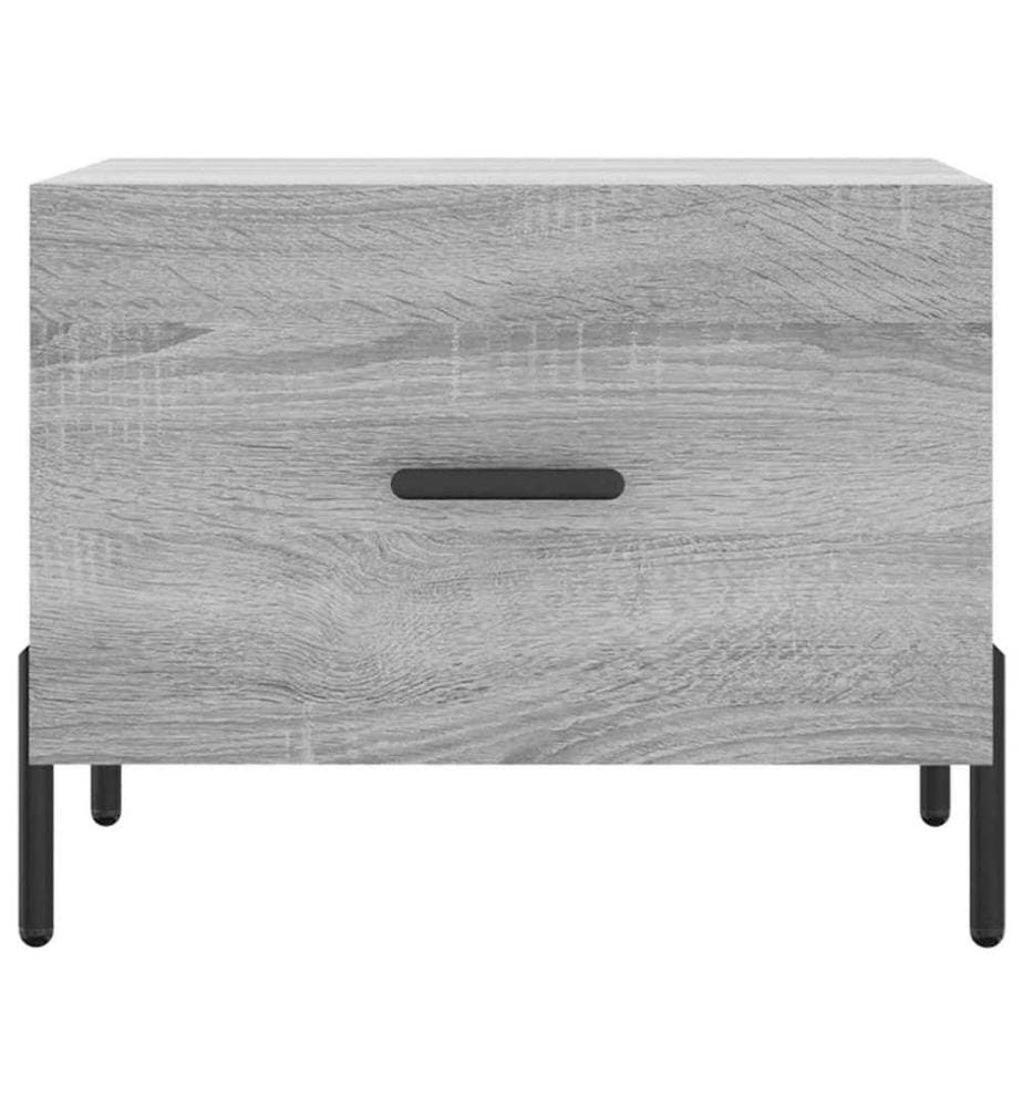 Couchtisch Grau Sonoma 50x50x40 cm Holzwerkstoff
