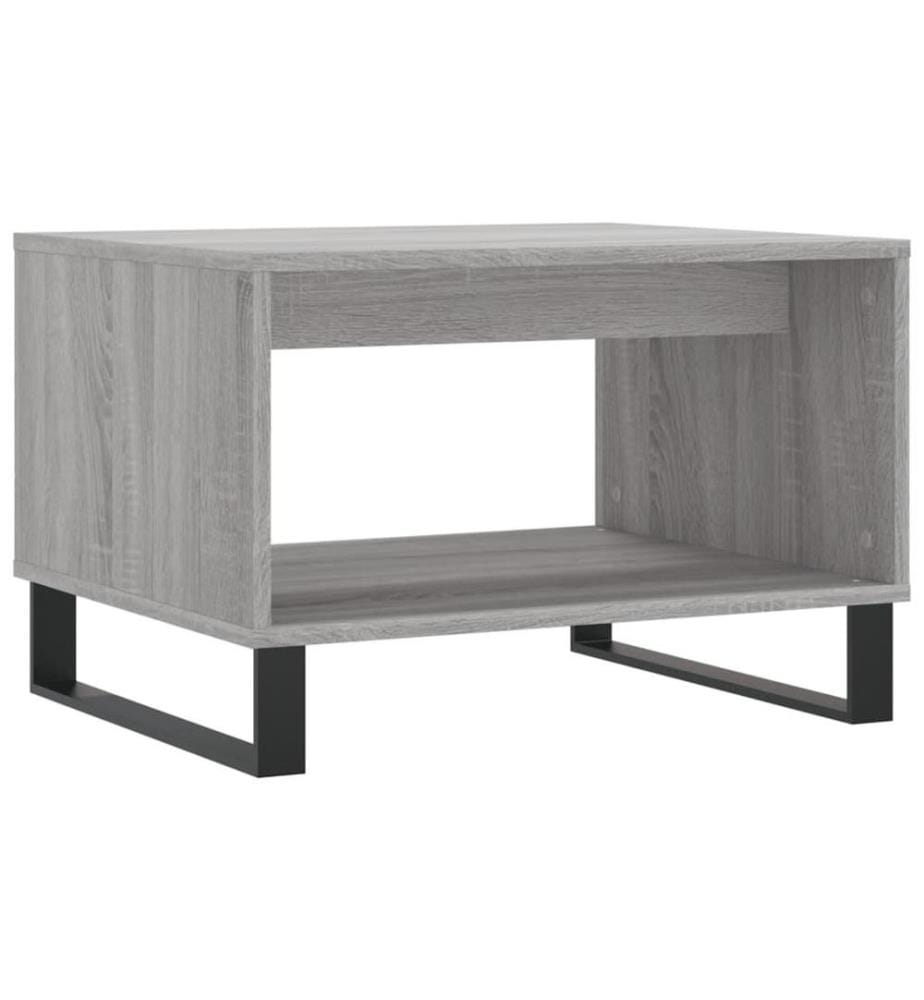 Couchtisch Grau Sonoma 60x50x40 cm Holzwerkstoff