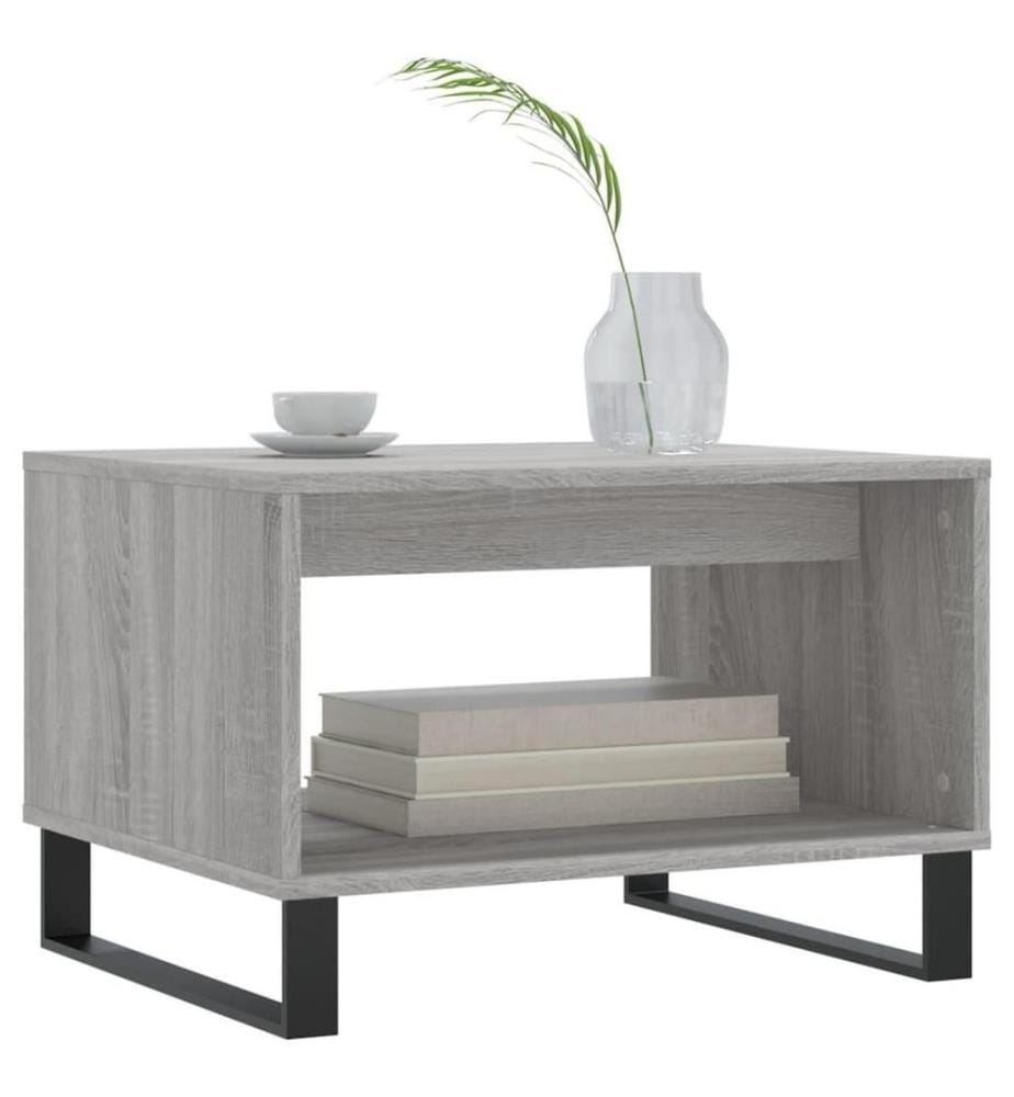 Couchtisch Grau Sonoma 60x50x40 cm Holzwerkstoff