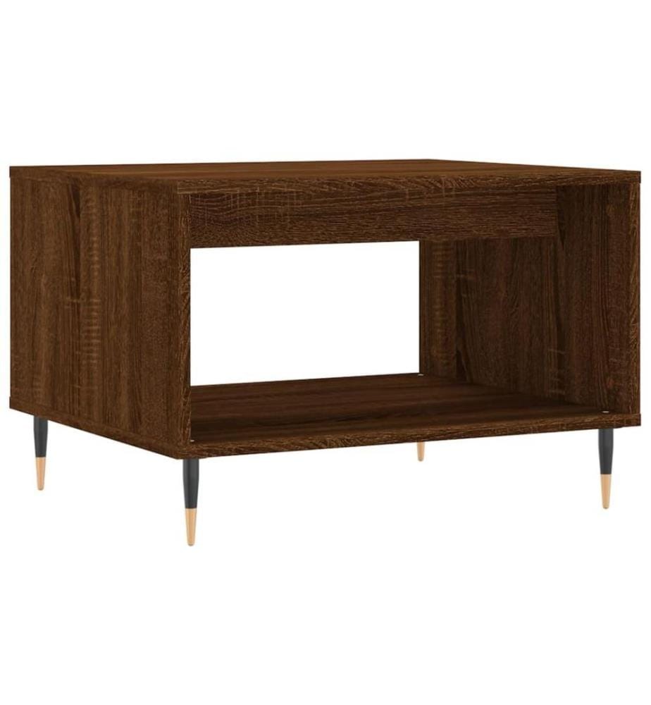Couchtisch Braun Eichen-Optik 60x50x40 cm Holzwerkstoff