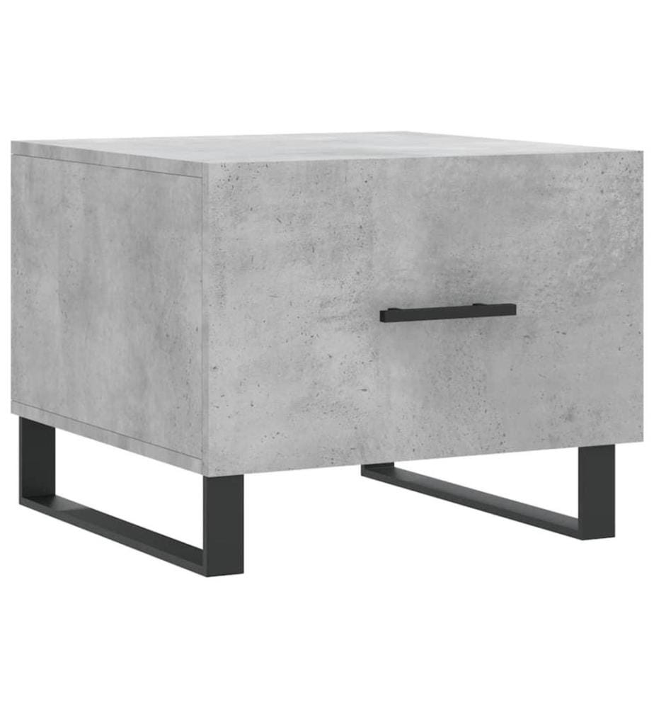 Couchtisch Betongrau 50x50x40 cm Holzwerkstoff