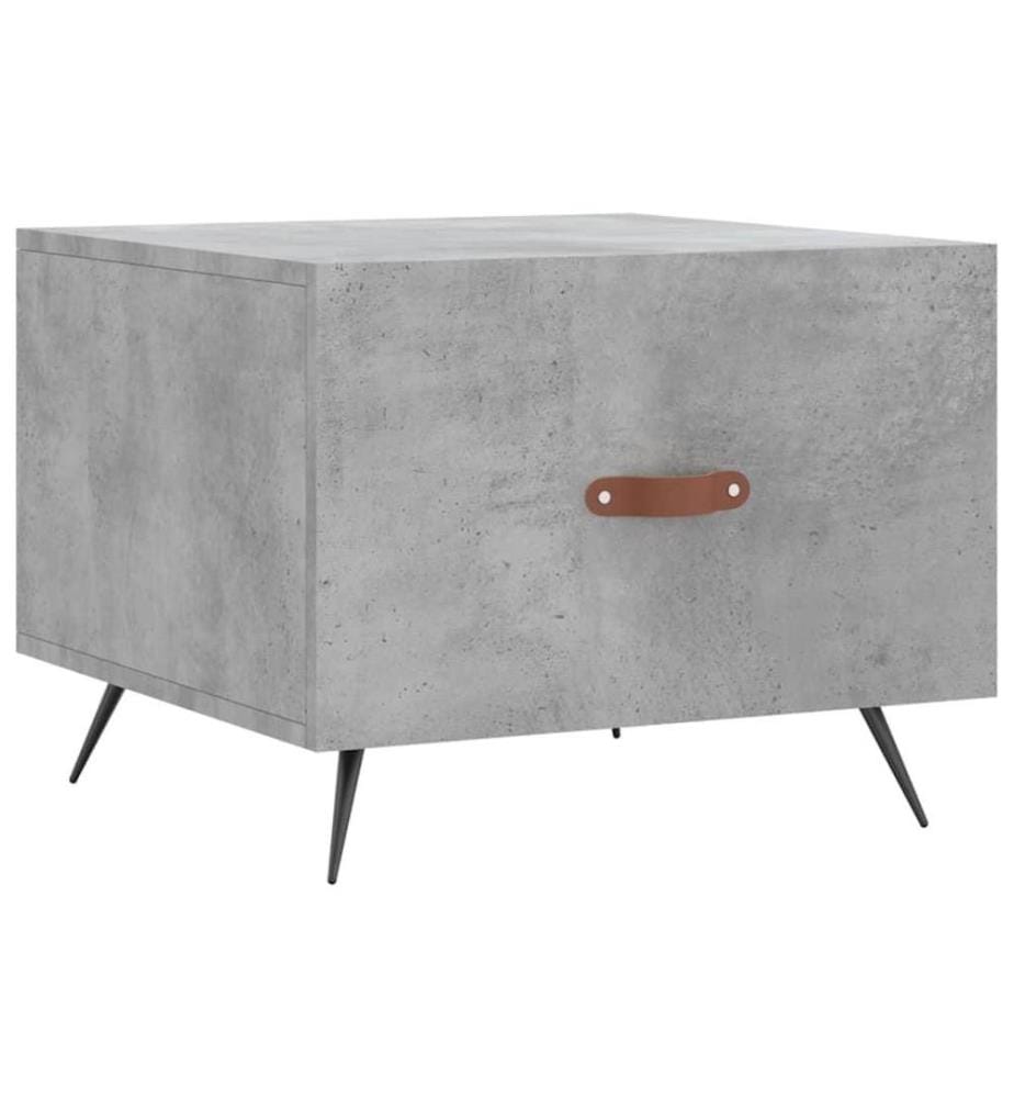 Couchtisch Betongrau 50x50x40 cm Holzwerkstoff